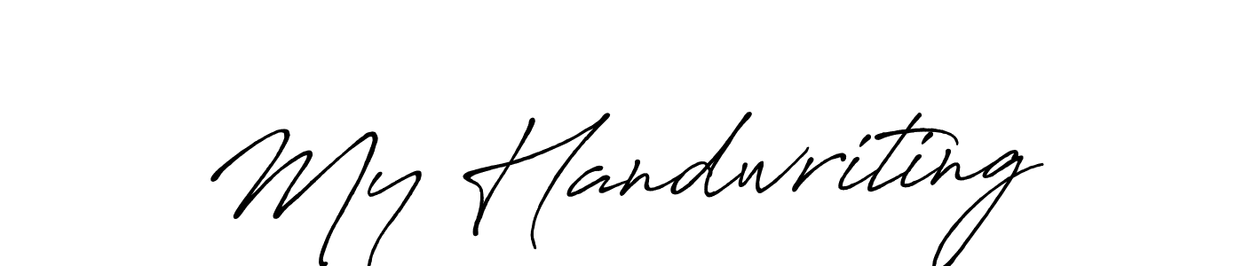 How to make My Handwriting signature? Antro_Vectra_Bolder is a professional autograph style. Create handwritten signature for My Handwriting name. My Handwriting signature style 7 images and pictures png