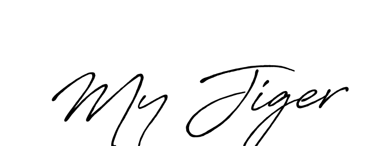 How to Draw My Jiger signature style? Antro_Vectra_Bolder is a latest design signature styles for name My Jiger. My Jiger signature style 7 images and pictures png