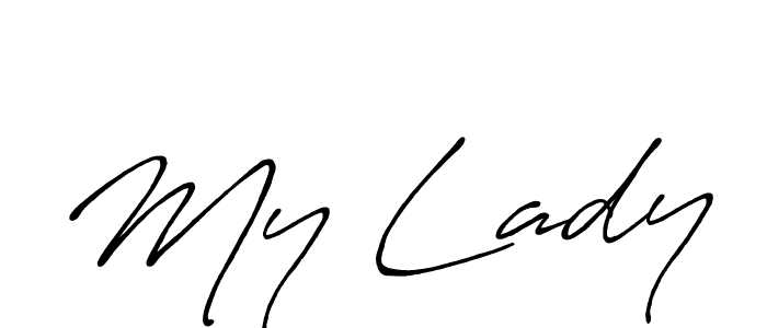 if you are searching for the best signature style for your name My Lady. so please give up your signature search. here we have designed multiple signature styles  using Antro_Vectra_Bolder. My Lady signature style 7 images and pictures png