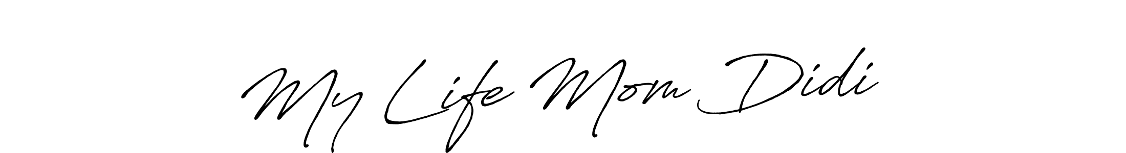How to make My Life Mom Didi❤️ signature? Antro_Vectra_Bolder is a professional autograph style. Create handwritten signature for My Life Mom Didi❤️ name. My Life Mom Didi❤️ signature style 7 images and pictures png