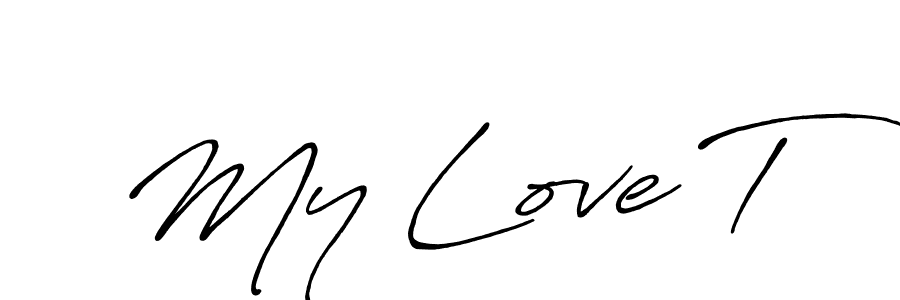 Make a beautiful signature design for name My Love T. Use this online signature maker to create a handwritten signature for free. My Love T signature style 7 images and pictures png