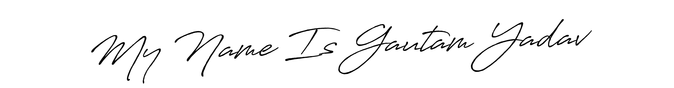 Best and Professional Signature Style for My Name Is Gautam Yadav. Antro_Vectra_Bolder Best Signature Style Collection. My Name Is Gautam Yadav signature style 7 images and pictures png