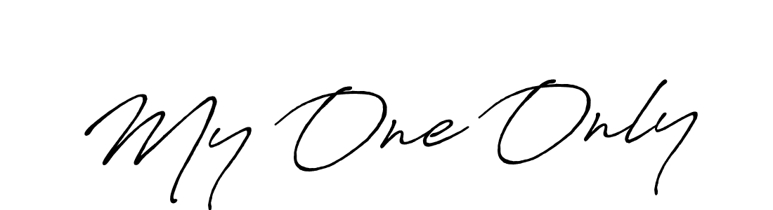 You should practise on your own different ways (Antro_Vectra_Bolder) to write your name (My One Only) in signature. don't let someone else do it for you. My One Only signature style 7 images and pictures png