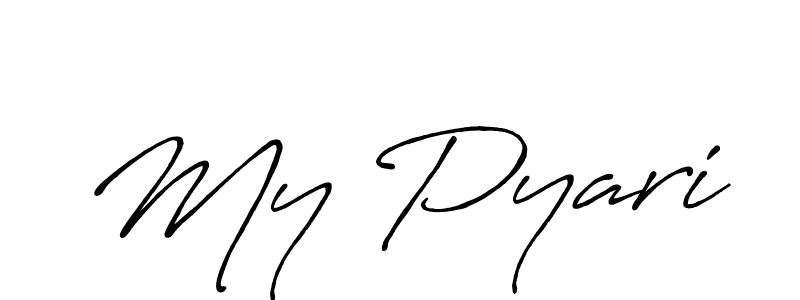 Also You can easily find your signature by using the search form. We will create My Pyari name handwritten signature images for you free of cost using Antro_Vectra_Bolder sign style. My Pyari signature style 7 images and pictures png