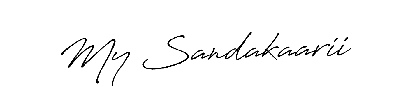 Similarly Antro_Vectra_Bolder is the best handwritten signature design. Signature creator online .You can use it as an online autograph creator for name My Sandakaarii. My Sandakaarii signature style 7 images and pictures png