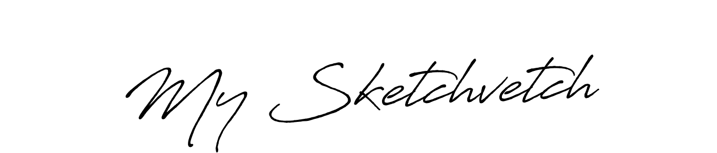 Also You can easily find your signature by using the search form. We will create My Sketchvetch name handwritten signature images for you free of cost using Antro_Vectra_Bolder sign style. My Sketchvetch signature style 7 images and pictures png