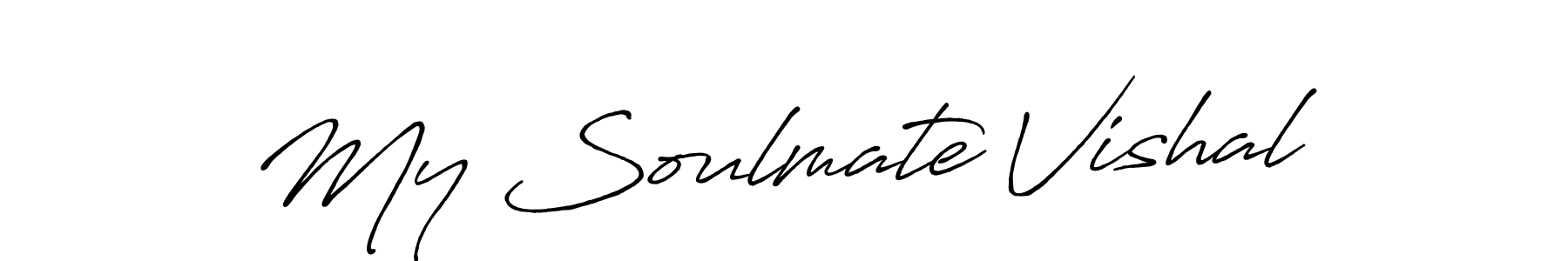 This is the best signature style for the My Soulmate Vishal name. Also you like these signature font (Antro_Vectra_Bolder). Mix name signature. My Soulmate Vishal signature style 7 images and pictures png