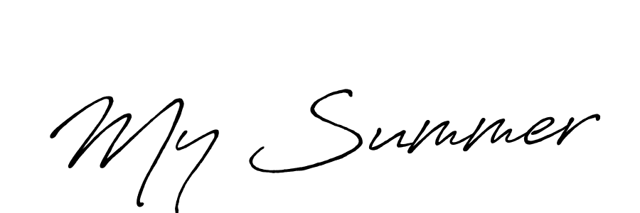 Make a beautiful signature design for name My Summer. Use this online signature maker to create a handwritten signature for free. My Summer signature style 7 images and pictures png