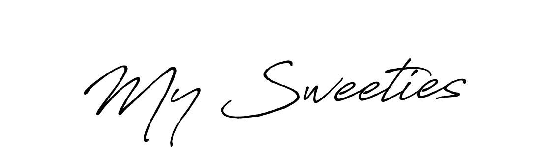 Create a beautiful signature design for name My Sweeties. With this signature (Antro_Vectra_Bolder) fonts, you can make a handwritten signature for free. My Sweeties signature style 7 images and pictures png