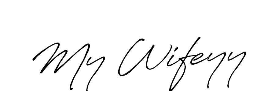 Make a beautiful signature design for name My Wifeyy. Use this online signature maker to create a handwritten signature for free. My Wifeyy signature style 7 images and pictures png