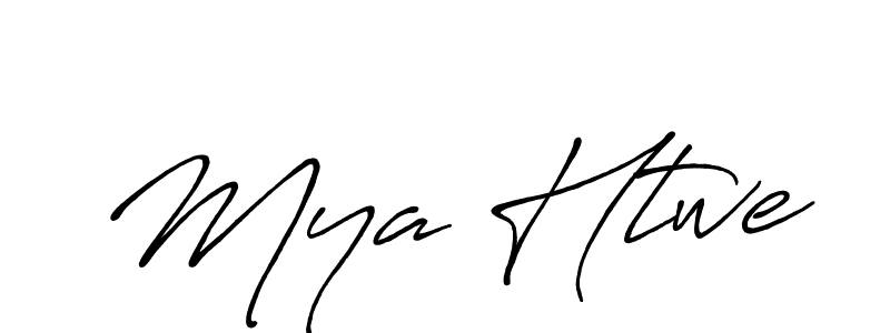 Use a signature maker to create a handwritten signature online. With this signature software, you can design (Antro_Vectra_Bolder) your own signature for name Mya Htwe. Mya Htwe signature style 7 images and pictures png
