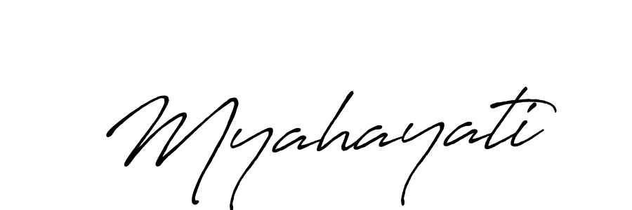 How to Draw Myahayati signature style? Antro_Vectra_Bolder is a latest design signature styles for name Myahayati. Myahayati signature style 7 images and pictures png