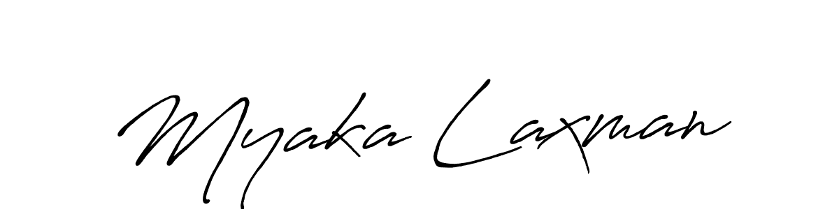 Also You can easily find your signature by using the search form. We will create Myaka Laxman name handwritten signature images for you free of cost using Antro_Vectra_Bolder sign style. Myaka Laxman signature style 7 images and pictures png