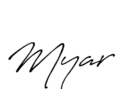 Create a beautiful signature design for name Myar. With this signature (Antro_Vectra_Bolder) fonts, you can make a handwritten signature for free. Myar signature style 7 images and pictures png