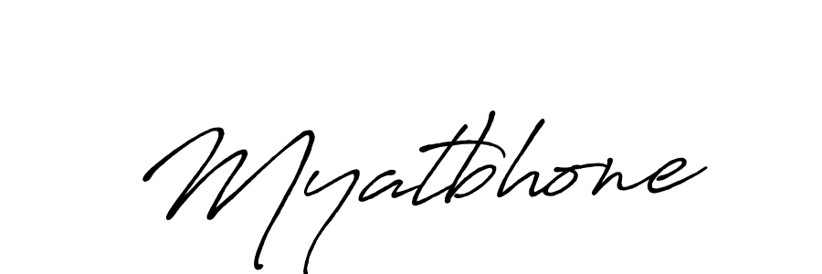 Also we have Myatbhone name is the best signature style. Create professional handwritten signature collection using Antro_Vectra_Bolder autograph style. Myatbhone signature style 7 images and pictures png