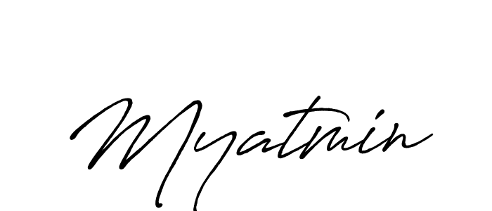 You can use this online signature creator to create a handwritten signature for the name Myatmin. This is the best online autograph maker. Myatmin signature style 7 images and pictures png
