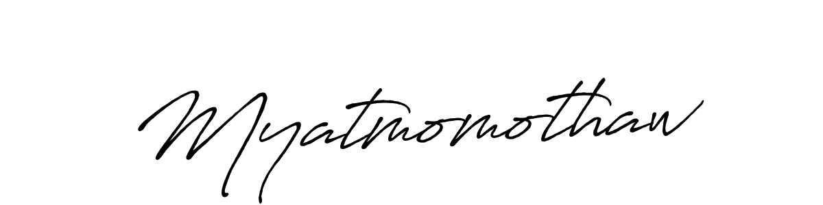 You can use this online signature creator to create a handwritten signature for the name Myatmomothaw. This is the best online autograph maker. Myatmomothaw signature style 7 images and pictures png