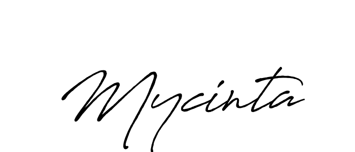 Antro_Vectra_Bolder is a professional signature style that is perfect for those who want to add a touch of class to their signature. It is also a great choice for those who want to make their signature more unique. Get Mycinta name to fancy signature for free. Mycinta signature style 7 images and pictures png