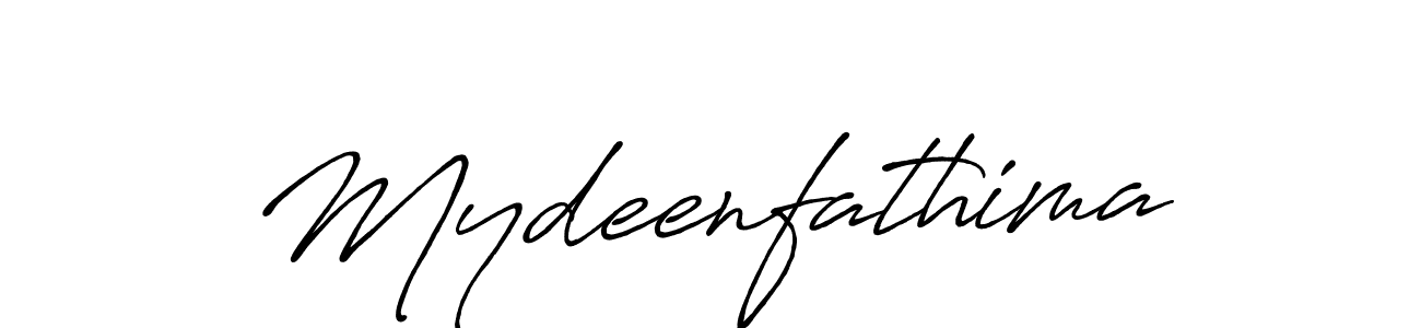 Design your own signature with our free online signature maker. With this signature software, you can create a handwritten (Antro_Vectra_Bolder) signature for name Mydeenfathima. Mydeenfathima signature style 7 images and pictures png