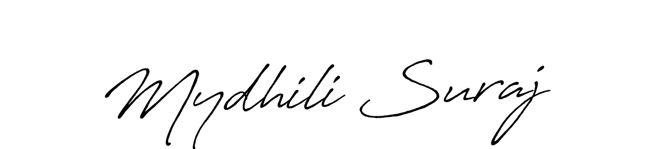 How to Draw Mydhili Suraj signature style? Antro_Vectra_Bolder is a latest design signature styles for name Mydhili Suraj. Mydhili Suraj signature style 7 images and pictures png