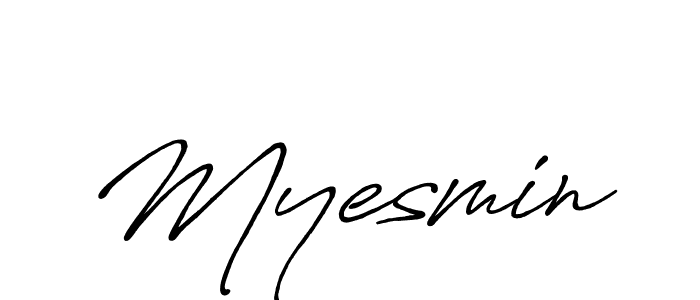 Similarly Antro_Vectra_Bolder is the best handwritten signature design. Signature creator online .You can use it as an online autograph creator for name Myesmin. Myesmin signature style 7 images and pictures png