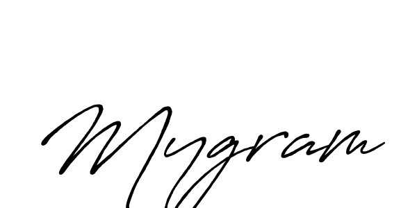 if you are searching for the best signature style for your name Mygram. so please give up your signature search. here we have designed multiple signature styles  using Antro_Vectra_Bolder. Mygram signature style 7 images and pictures png