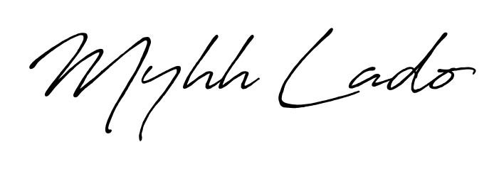 Give your name Myhh Lado an exquisite flair with the Antro_Vectra_Bolder script font. Ideal for contracts, resumes, and formal letterheads. Myhh Lado signature style 7 images and pictures png