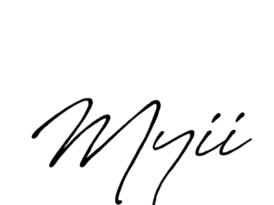 Once you've used our free online signature maker to create your best signature Antro_Vectra_Bolder style, it's time to enjoy all of the benefits that Myii name signing documents. Myii signature style 7 images and pictures png