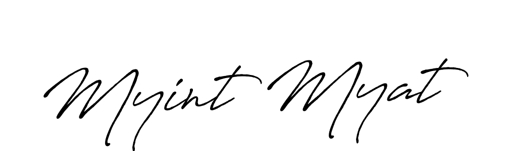Similarly Antro_Vectra_Bolder is the best handwritten signature design. Signature creator online .You can use it as an online autograph creator for name Myint Myat. Myint Myat signature style 7 images and pictures png