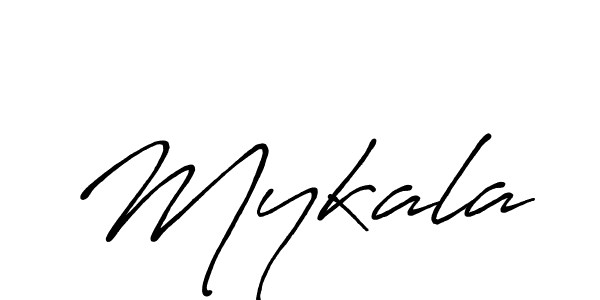 Also we have Mykala name is the best signature style. Create professional handwritten signature collection using Antro_Vectra_Bolder autograph style. Mykala signature style 7 images and pictures png