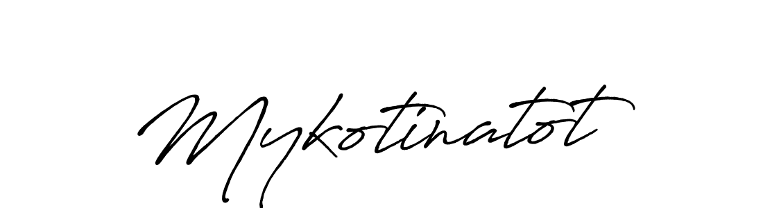 Create a beautiful signature design for name Mykotinatot. With this signature (Antro_Vectra_Bolder) fonts, you can make a handwritten signature for free. Mykotinatot signature style 7 images and pictures png