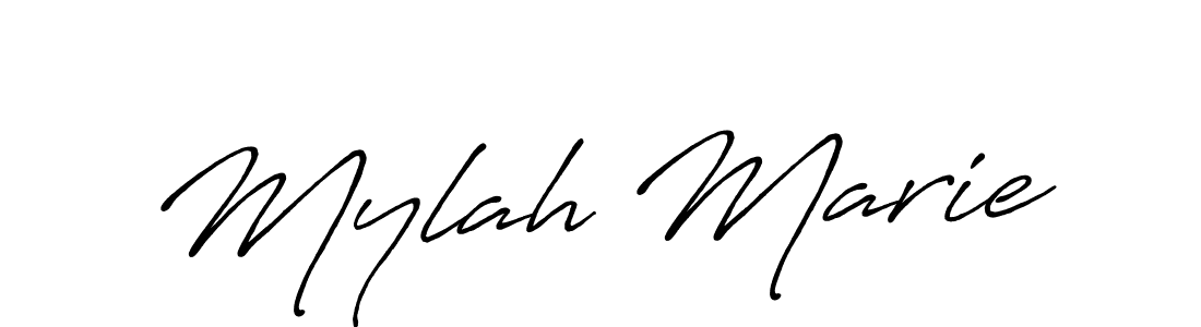 if you are searching for the best signature style for your name Mylah Marie. so please give up your signature search. here we have designed multiple signature styles  using Antro_Vectra_Bolder. Mylah Marie signature style 7 images and pictures png