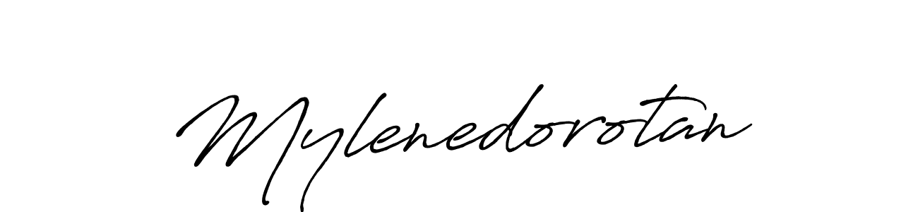 How to make Mylenedorotan signature? Antro_Vectra_Bolder is a professional autograph style. Create handwritten signature for Mylenedorotan name. Mylenedorotan signature style 7 images and pictures png