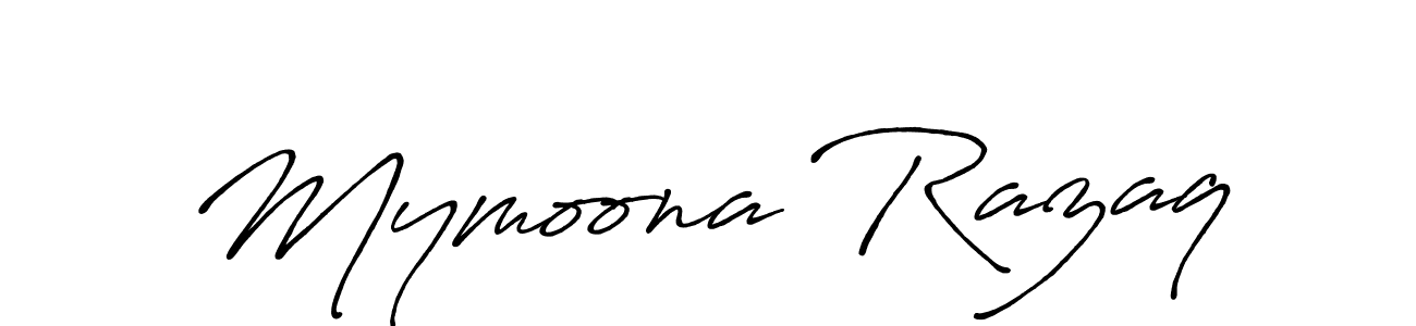 Antro_Vectra_Bolder is a professional signature style that is perfect for those who want to add a touch of class to their signature. It is also a great choice for those who want to make their signature more unique. Get Mymoona Razaq name to fancy signature for free. Mymoona Razaq signature style 7 images and pictures png