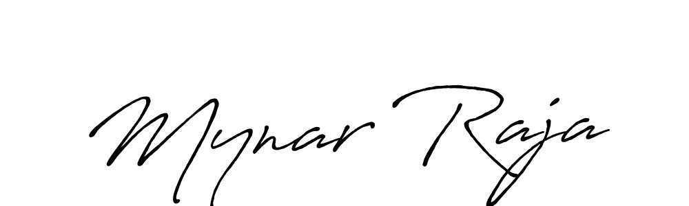 How to make Mynar Raja signature? Antro_Vectra_Bolder is a professional autograph style. Create handwritten signature for Mynar Raja name. Mynar Raja signature style 7 images and pictures png