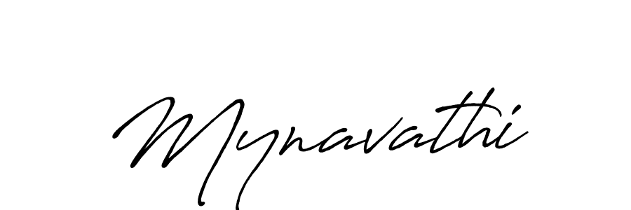 Create a beautiful signature design for name Mynavathi. With this signature (Antro_Vectra_Bolder) fonts, you can make a handwritten signature for free. Mynavathi signature style 7 images and pictures png