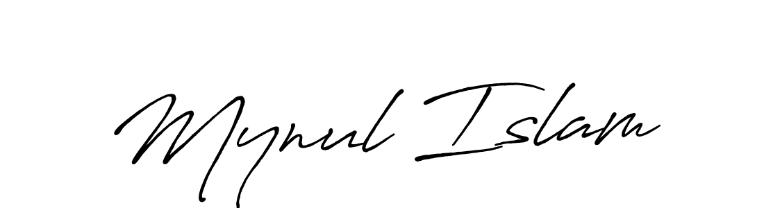 You should practise on your own different ways (Antro_Vectra_Bolder) to write your name (Mynul Islam) in signature. don't let someone else do it for you. Mynul Islam signature style 7 images and pictures png