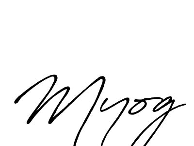 Design your own signature with our free online signature maker. With this signature software, you can create a handwritten (Antro_Vectra_Bolder) signature for name Myog. Myog signature style 7 images and pictures png