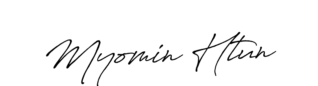 The best way (Antro_Vectra_Bolder) to make a short signature is to pick only two or three words in your name. The name Myomin Htun include a total of six letters. For converting this name. Myomin Htun signature style 7 images and pictures png