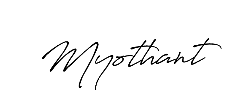 How to make Myothant signature? Antro_Vectra_Bolder is a professional autograph style. Create handwritten signature for Myothant name. Myothant signature style 7 images and pictures png