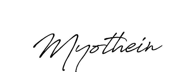 Also we have Myothein name is the best signature style. Create professional handwritten signature collection using Antro_Vectra_Bolder autograph style. Myothein signature style 7 images and pictures png