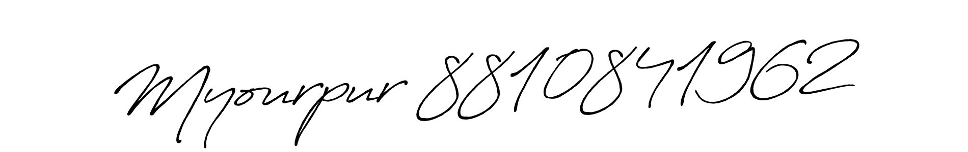 Use a signature maker to create a handwritten signature online. With this signature software, you can design (Antro_Vectra_Bolder) your own signature for name Myourpur 8810841962. Myourpur 8810841962 signature style 7 images and pictures png