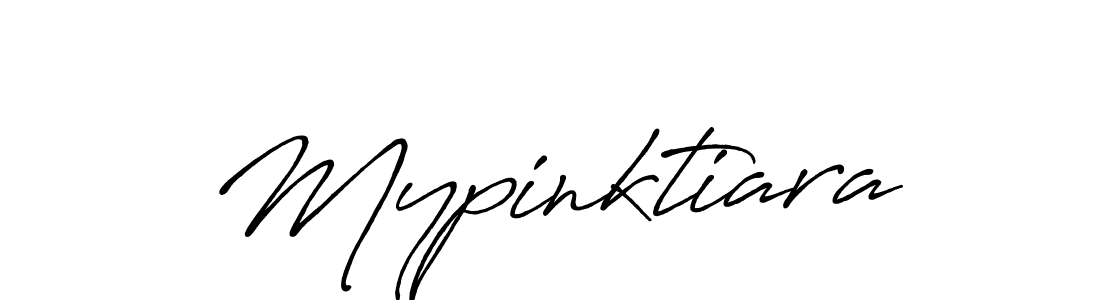 Design your own signature with our free online signature maker. With this signature software, you can create a handwritten (Antro_Vectra_Bolder) signature for name Mypinktiara. Mypinktiara signature style 7 images and pictures png