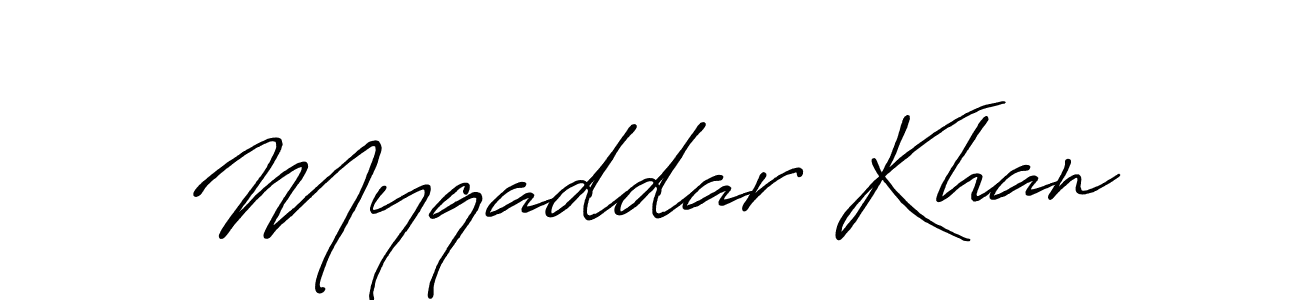 Also You can easily find your signature by using the search form. We will create Myqaddar Khan name handwritten signature images for you free of cost using Antro_Vectra_Bolder sign style. Myqaddar Khan signature style 7 images and pictures png