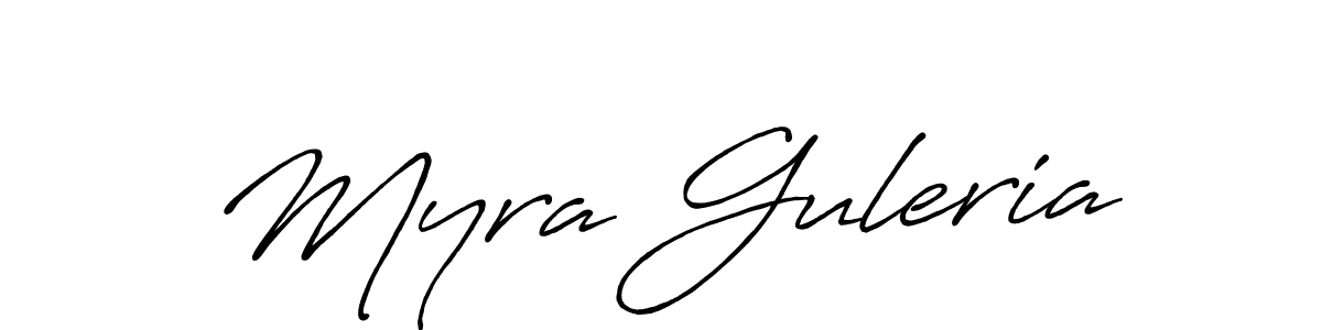 Use a signature maker to create a handwritten signature online. With this signature software, you can design (Antro_Vectra_Bolder) your own signature for name Myra Guleria. Myra Guleria signature style 7 images and pictures png