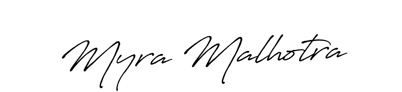 The best way (Antro_Vectra_Bolder) to make a short signature is to pick only two or three words in your name. The name Myra Malhotra include a total of six letters. For converting this name. Myra Malhotra signature style 7 images and pictures png