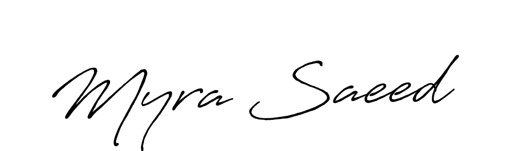 Also we have Myra Saeed name is the best signature style. Create professional handwritten signature collection using Antro_Vectra_Bolder autograph style. Myra Saeed signature style 7 images and pictures png