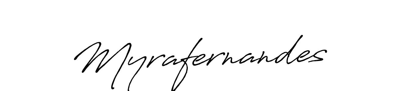 How to make Myrafernandes name signature. Use Antro_Vectra_Bolder style for creating short signs online. This is the latest handwritten sign. Myrafernandes signature style 7 images and pictures png