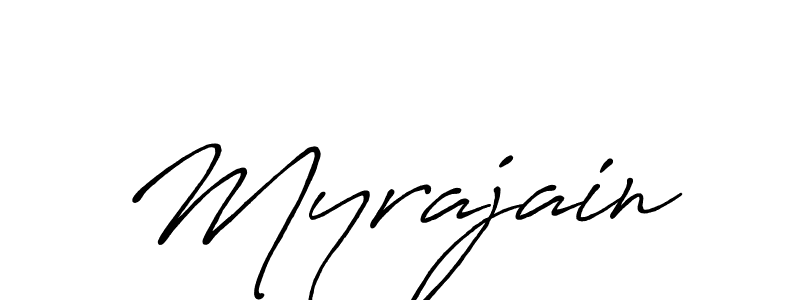 How to make Myrajain signature? Antro_Vectra_Bolder is a professional autograph style. Create handwritten signature for Myrajain name. Myrajain signature style 7 images and pictures png