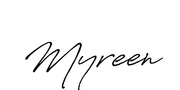 How to make Myreen signature? Antro_Vectra_Bolder is a professional autograph style. Create handwritten signature for Myreen name. Myreen signature style 7 images and pictures png